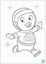 Backyardigans Coloring Popular Library Clipart Line sketch template