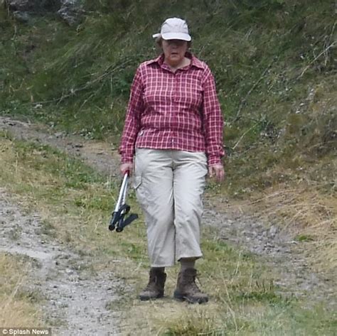 angela merkel wears same holiday outfit 5 years running daily mail online