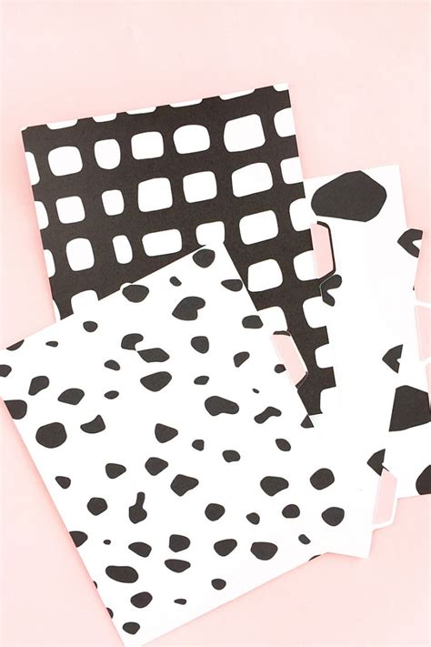 black  white polka dot paper  pink background