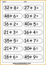 Division Worksheets Worksheetfun Grade Worksheet Math Activities 2nd Printable 3rd 4th Coloring Multiplication Remainder Looking Addition Choose Board sketch template