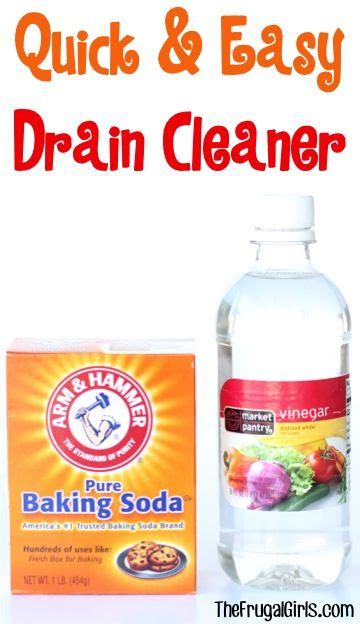 drain cleaner baking soda vinegar trick   avoid clogs