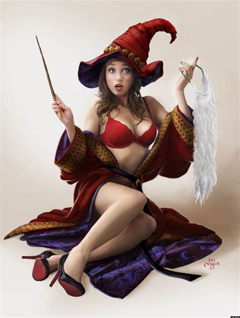 lee moyer literary pin up calendar illustrator reveals latest creations images huffpost