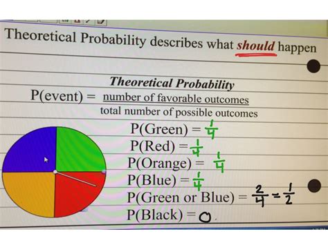 experimental  theoretical probability math showme