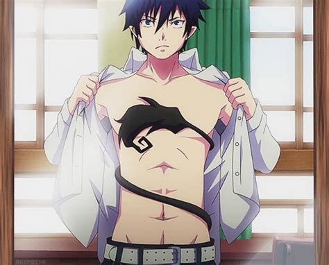 Rin From Ao No Exorsist Showing How To Hide Your Tail Ao No Exorcist