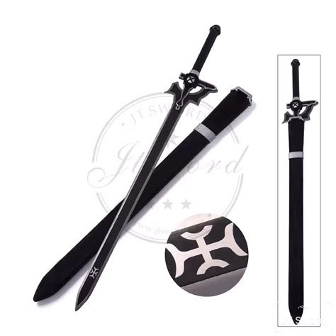 Anime Sword Art Online Kirito Elucidator Sword With Wood Sheath Buy