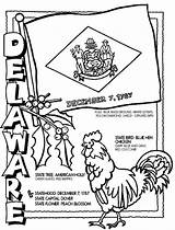 Pages Delaware Coloriage Etats Unis sketch template