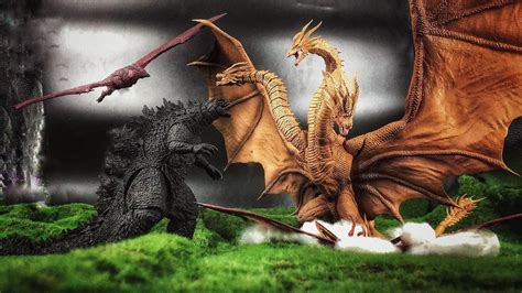 Shma Godzilla Rodan And Mothra Vs King Ghidorah By