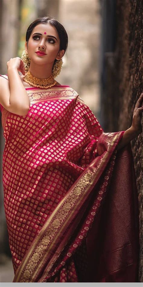 banarasi saree colour saree poses elegant saree indian bridal