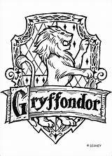 Blason Gryffondor Coloriage Coloriages Imprimer Dessin Colorier Poudlard sketch template