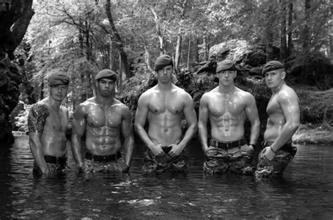 muscular marines snapped in their sexy smalls for the go commando 2014