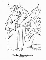 Commandments Coloring Pages Getdrawings Marvelous Entitlementtrap sketch template