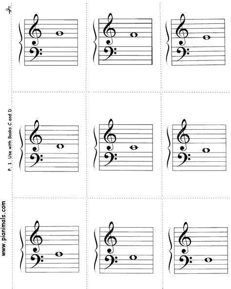 harmony note flashcards