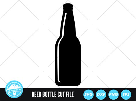 beer bottle svg files beer bottle cut files  ld digital thehungryjpeg