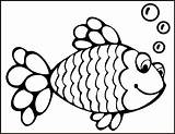 Fish Pages Color Coloring Scales Kids Drawing Printable Animal Via Getdrawings Clipartmag sketch template