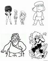 Steven Universe Pages Coloring Cartoon Jasper Network Girls Characters Printable Info Xcolorings sketch template