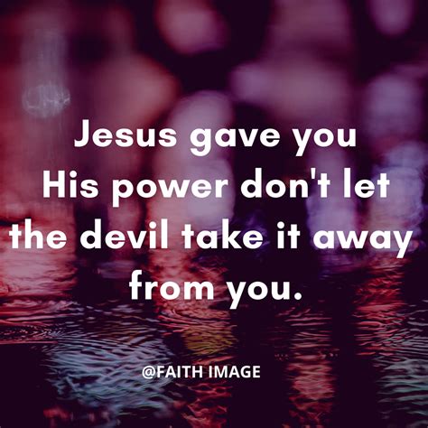 jesus gave   power