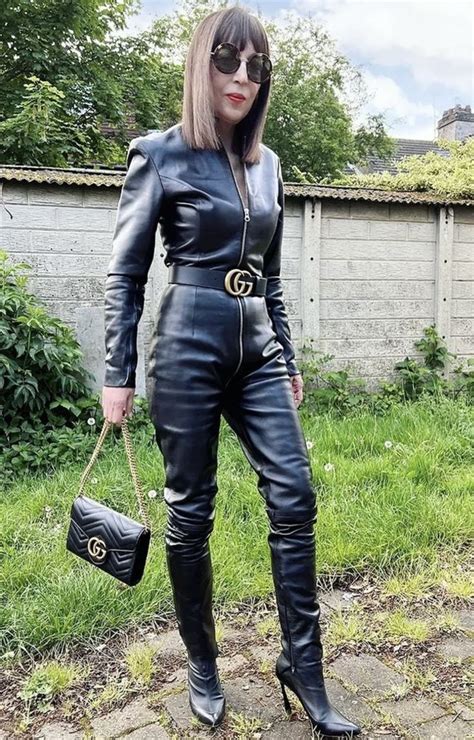 Pin By Andilarub On Best Leather Outfit In 2022 Leather Catsuit