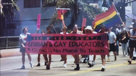 first lgbtq teachers to march reunite for this year s san diego pride