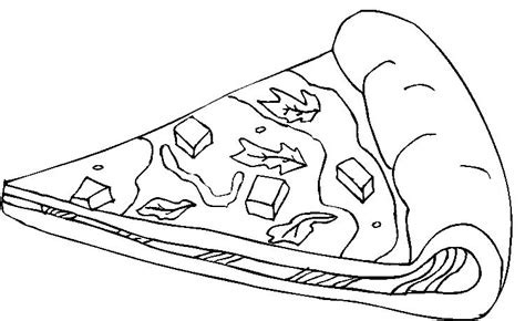 coloring pages food coloring pages pizza coloring page
