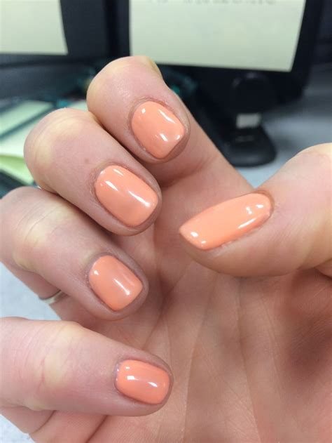 peach nails nail polish polish