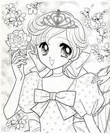 Coloring Pages Shoujo Japanese Book Books Cute Mia Mama Choose Board Adult Printable Princess Uploaded User sketch template