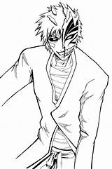 Bleach Coloring Pages Ichigo Hollow Printable Anime Color Daze Verity Ink Into Template Kurosaki Getcolorings Deviantart Related Posts Adult License sketch template