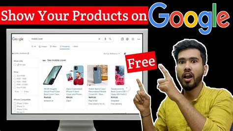list  products  google shopping tab   add