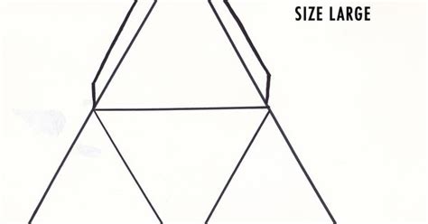 large triangle template art class worksheets  printables