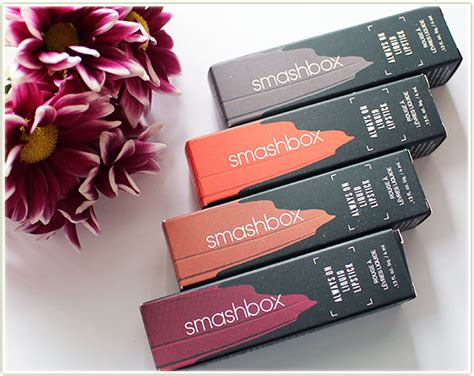 smashbox always on matte liquid lipsticks review and swatches makeup