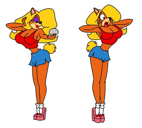 Tawna Bandicoot Colorized Concept Art By Metroxlr On