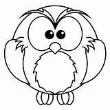 Owl Coloring Pages Easy Preschool Printable Cute Owls Coloring4free 2021 Animal Sheets Coloringbay Kids Book Snowy Animals Comments sketch template