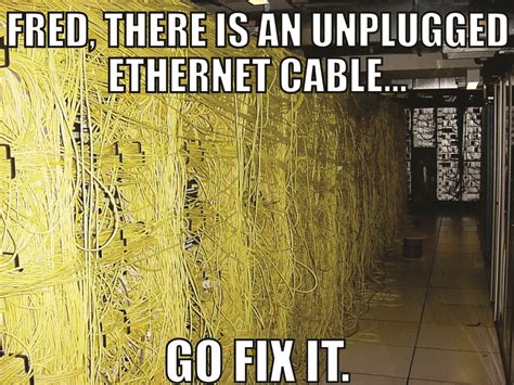 fred    unplugged ethernet cable  fix  support tech