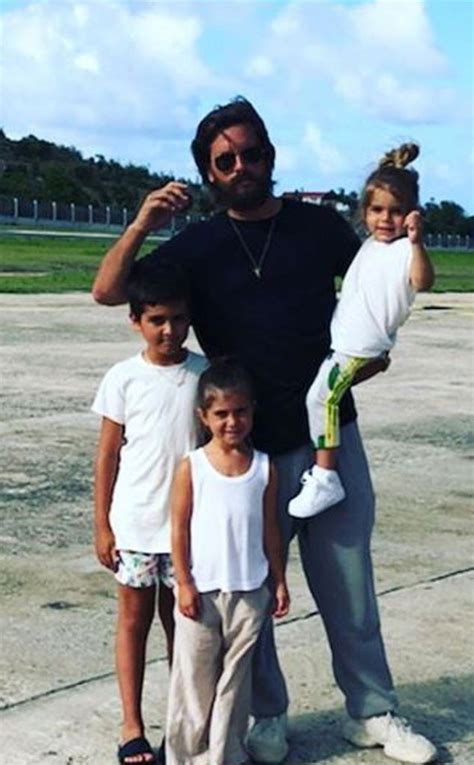 dad trip  kourtney kardashian  scott disicks family pics  news