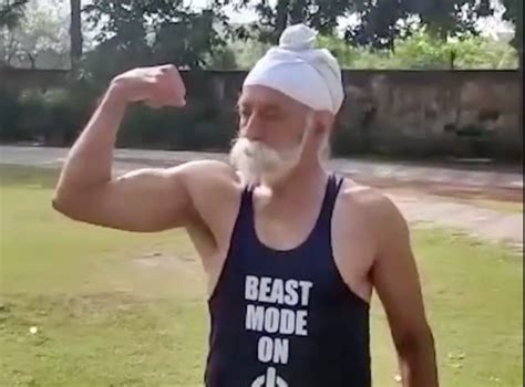 inspirational 76 year old man becomes a sensation after getting in