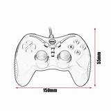 Controller Drawing Gaming Ps3 Getdrawings sketch template