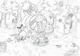 Toad Captain Coloring Pages Deviantart Sketch Template sketch template