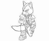 Fox Coloring Mccloud sketch template