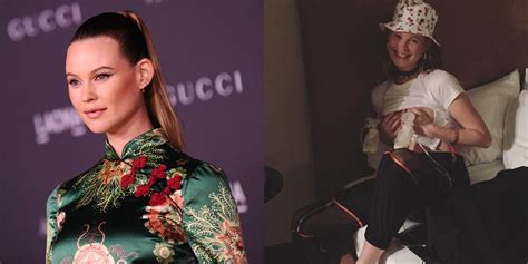 Behati Prinsloo Is Getting Mom Shamed For Her Pump And Dump Breast