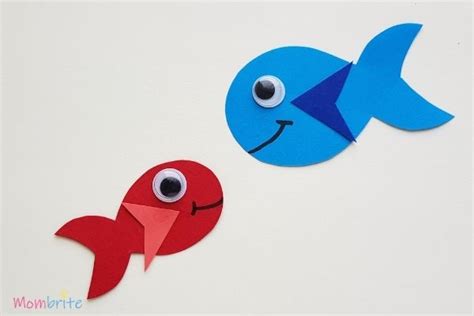 fish  fish red fish blue fish dr seuss craft  template