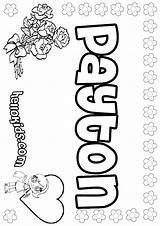 Coloring Payton Pages Walter Dmt Name Color Template Library Clipart sketch template