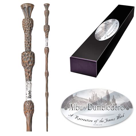 noble collection professor albus dumbledore character wand