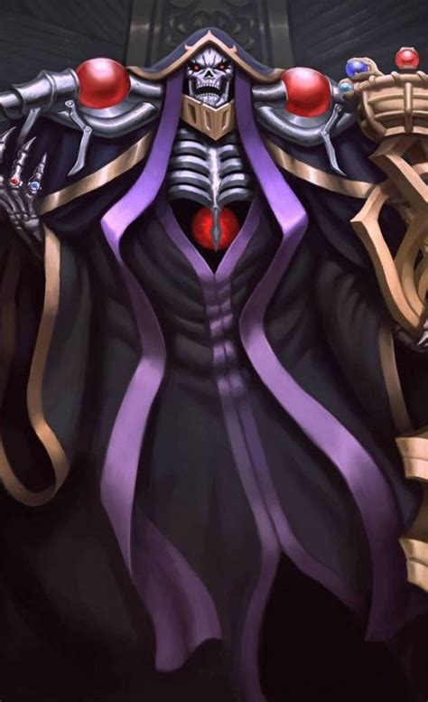 overlord wallpaper ainz overlord ainz ooal gown