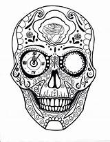 Skull Candy Drawing Deviantart Tattoo Sugar Skulls Drawings Punisher Clock Coloring Pages Tattoos Simple Traditional Book Flowers sketch template
