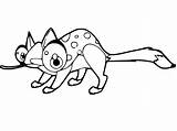 Quoll Ugly sketch template