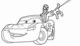Spiderman Cars Crossover Deviantart sketch template
