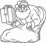 Santa Claus Coloring Pages Kids Mrs Printable Colouring Template Christmas Print Color Book Presents Father Templates Gifts Getcolorings Under Amazing sketch template