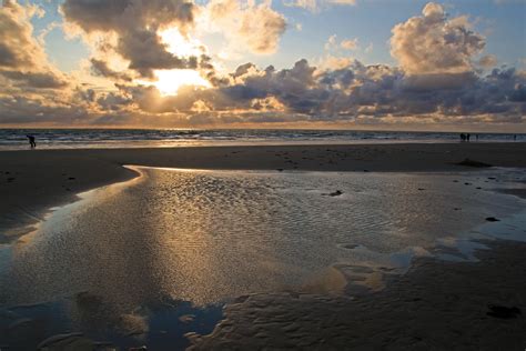 abendstimmung  der nordsee foto bild natur meer strand watt