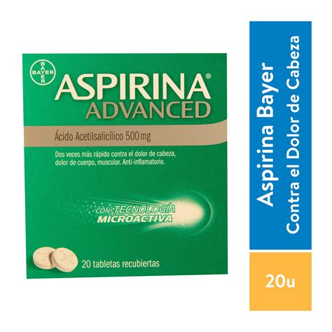 comprar aspirina advanced  mg   tabletas walmart guatemala
