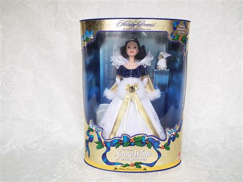 mattel disney holiday princess snow white doll aunt gladys attic