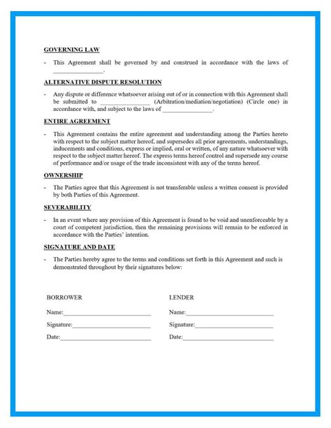 loan repayment letter template letter templates contract template